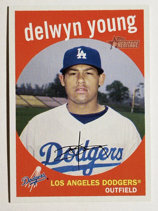 2008 Topps Heritage #278 Delwyn Young