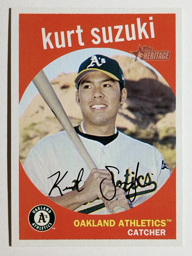 2008 Topps Heritage #279 Kurt Suzuki