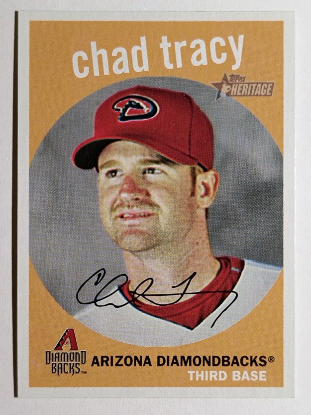 2008 Topps Heritage #292 Chad Tracy