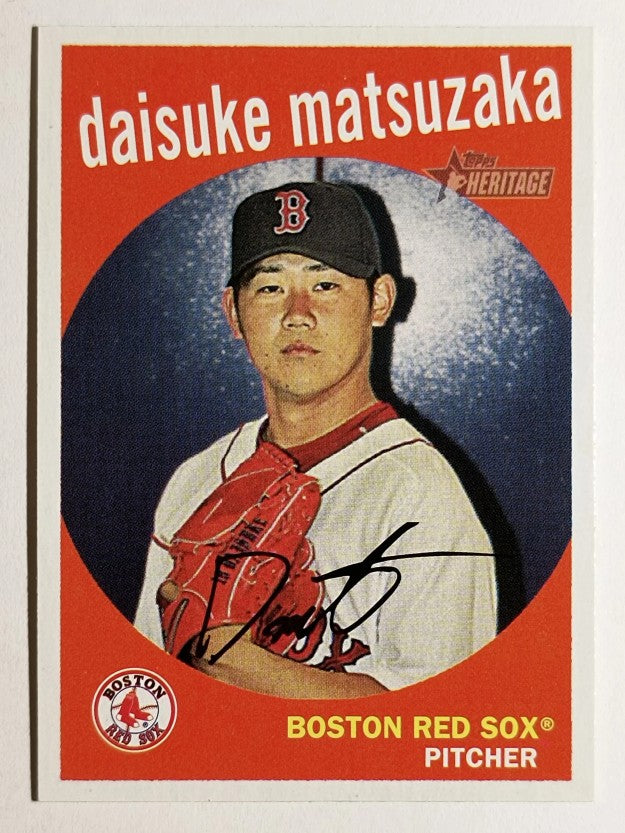 2008 Topps Heritage #308 Daisuke Matsuzaka