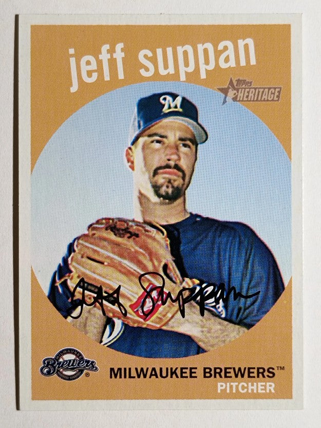 2008 Topps Heritage #311 Jeff Suppan