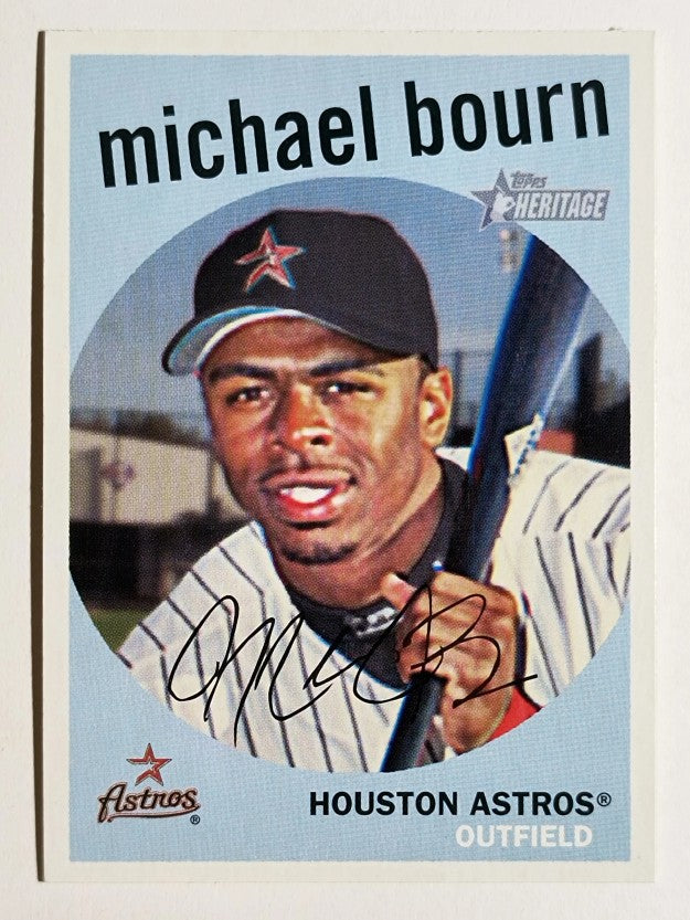 2008 Topps Heritage #344 Michael Bourn