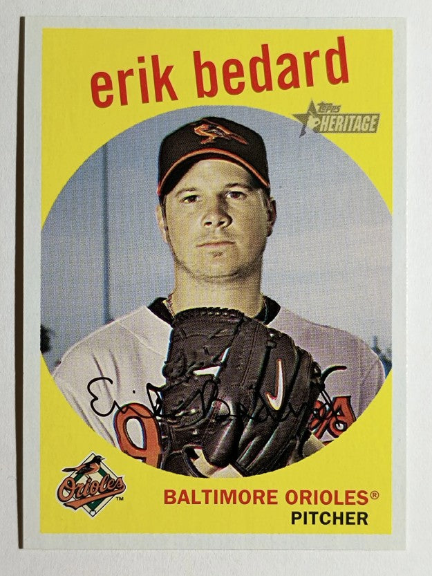 2008 Topps Heritage #349 Erik Bedard
