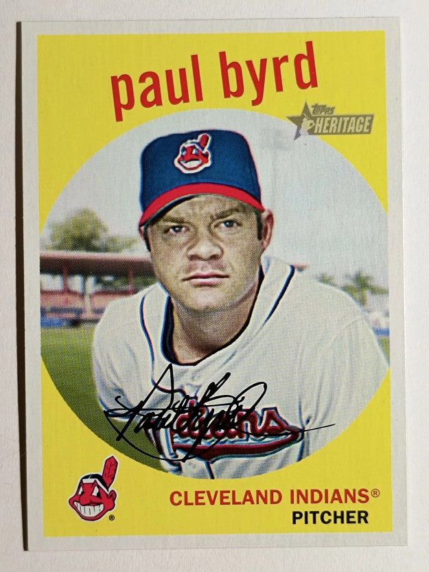 2008 Topps Heritage #359 Paul Byrd