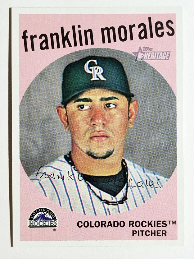 2008 Topps Heritage #379 Franklin Morales