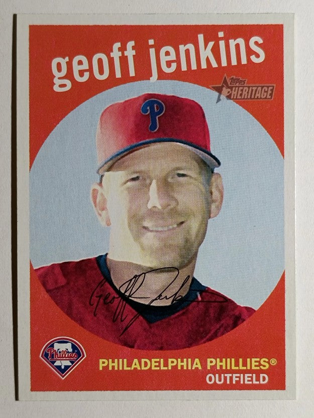 2008 Topps Heritage #385 Geoff Jenkins