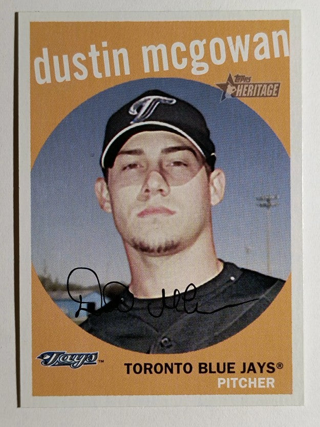2008 Topps Heritage #402 Dustin McGowan