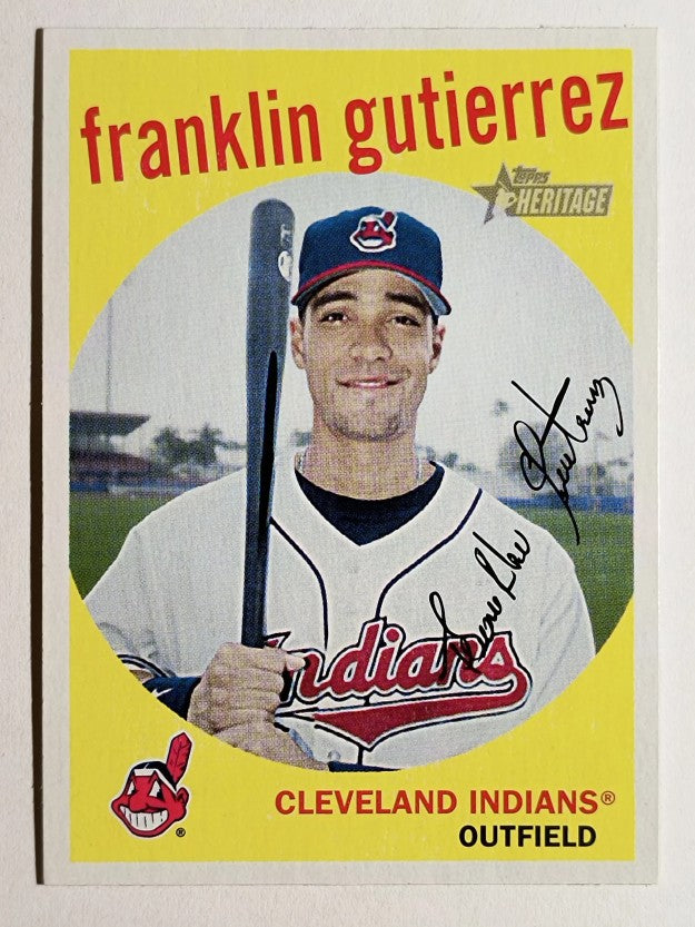 2008 Topps Heritage #404 Franklin Gutierrez