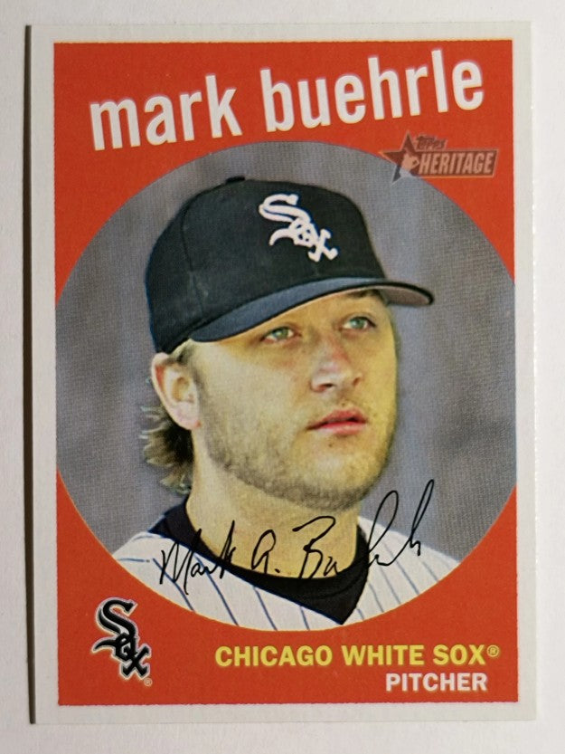 2008 Topps Heritage #410 Mark Buehrle