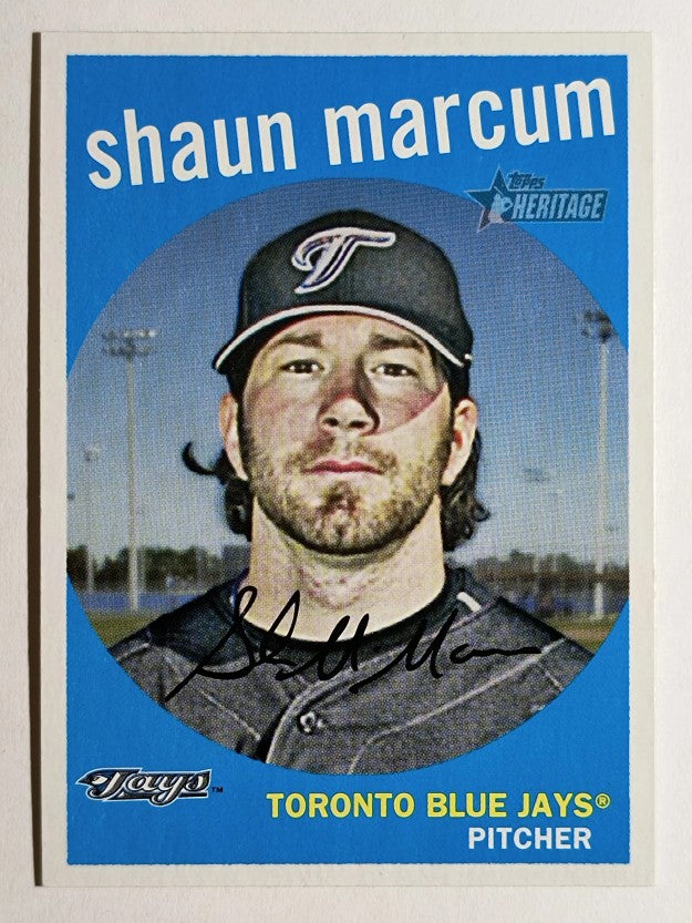 2008 Topps Heritage #418 Shaun Marcum