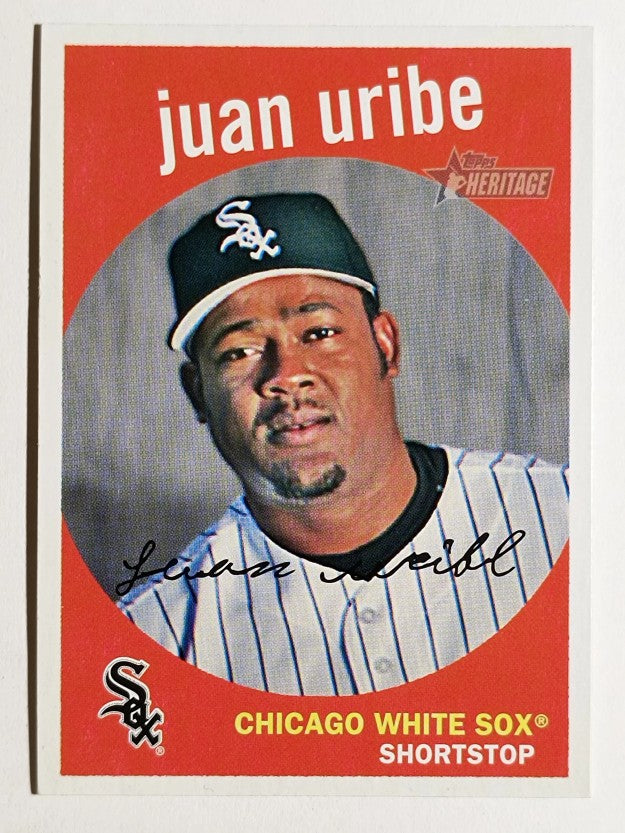 2008 Topps Heritage #424 Juan Uribe