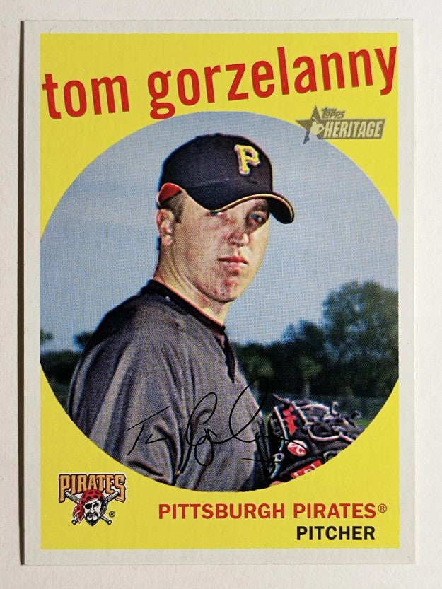 2008 Topps Heritage #460 Tom Gorzelanny