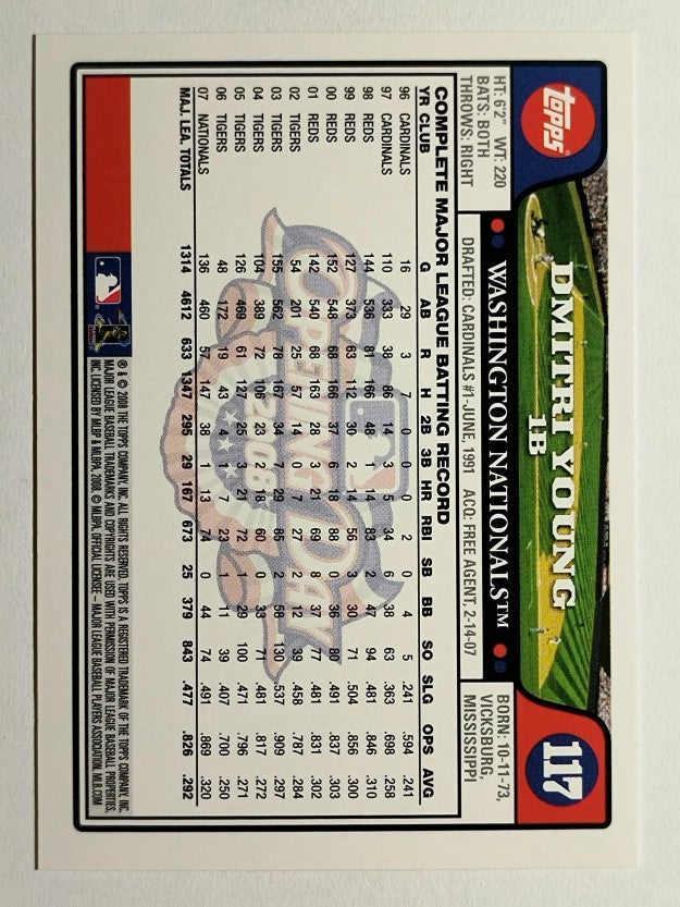 2008 Topps Opening Day #117 Dmitri Young