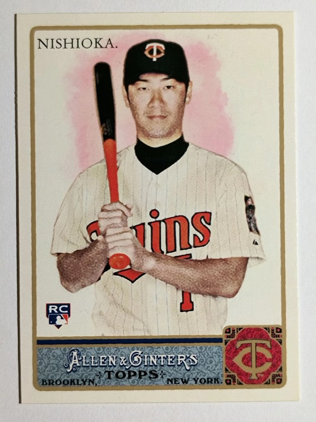 2011 Topps Allen and Ginter #206 Tsuyoshi Nishioka RC (NM)