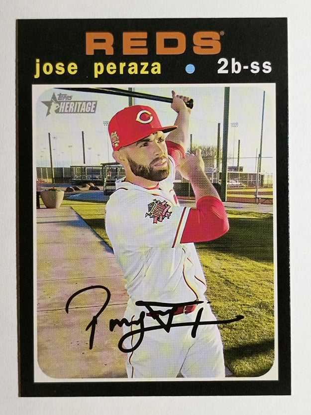 2020 Topps Heritage #239 Jose Peraza