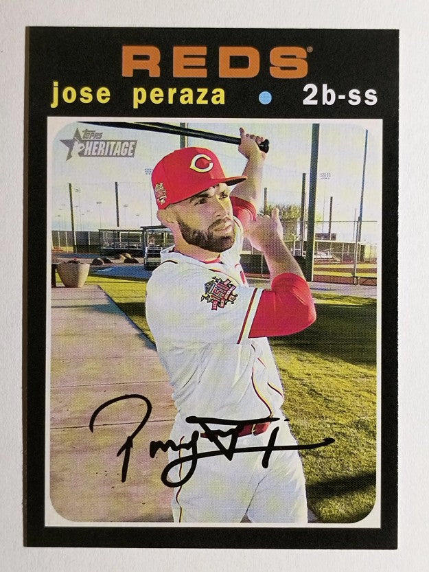 2020 Topps Heritage #239 Jose Peraza