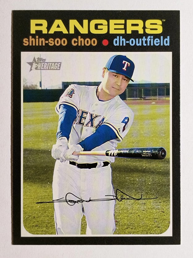 2020 Topps Heritage #336 Shin-Soo Choo