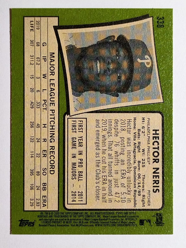 2020 Topps Heritage #338 Hector Neris