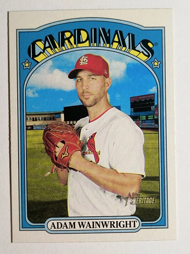 2021 Topps Heritage #6 Adam Wainwright