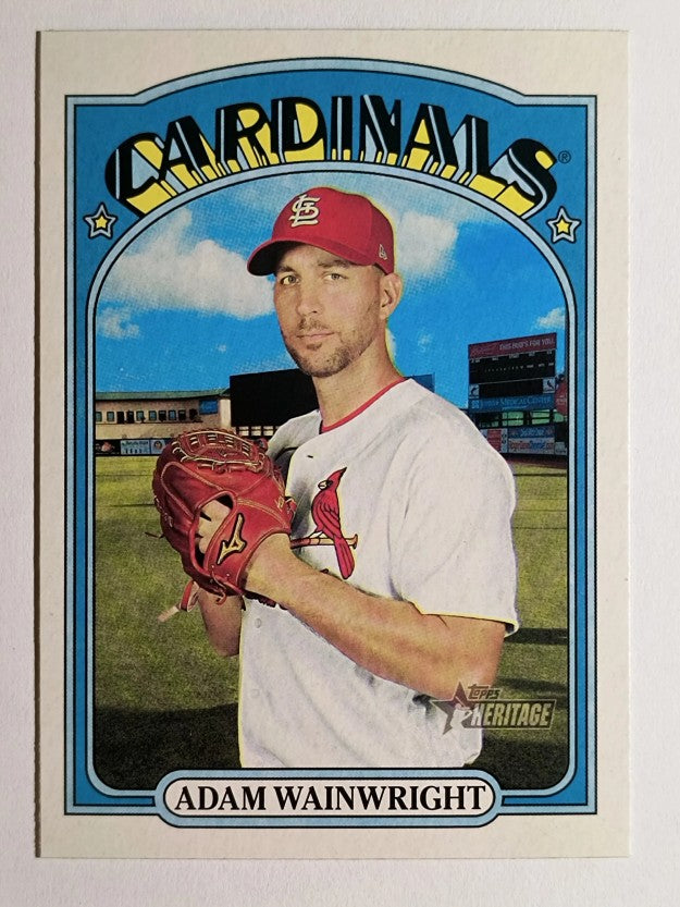 2021 Topps Heritage #6 Adam Wainwright
