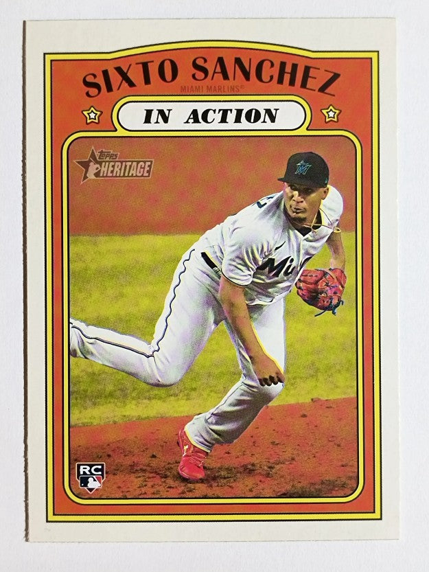 2021 Topps Heritage #16 Sixto Sanchez IA