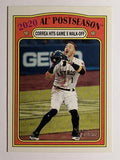 2021 Topps Heritage #23 Carlos Correa PO HL
