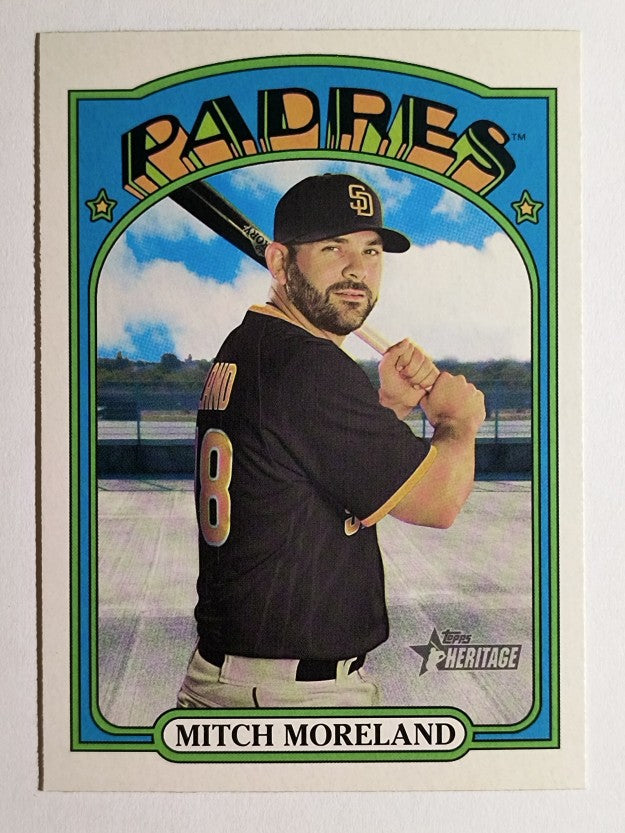 2021 Topps Heritage #58 Mitch Moreland