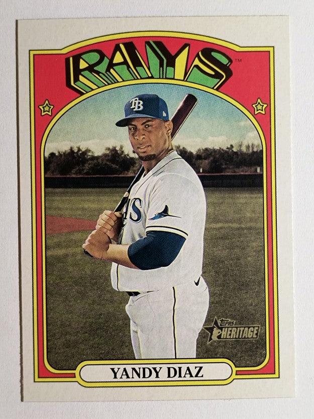 2021 Topps Heritage #84 Yandy Diaz