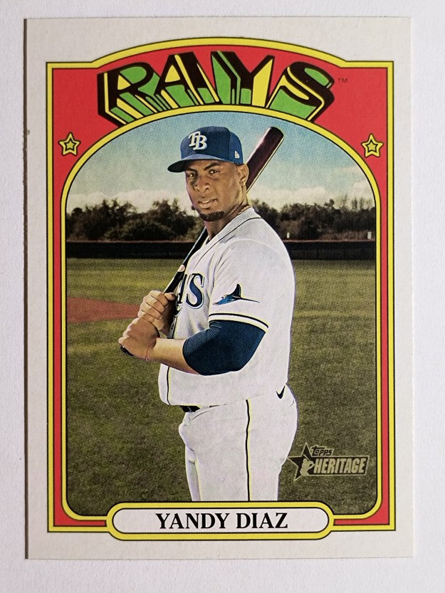 2021 Topps Heritage #84 Yandy Diaz