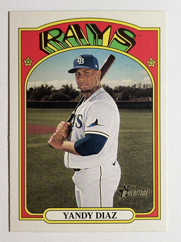 2021 Topps Heritage #84 Yandy Diaz