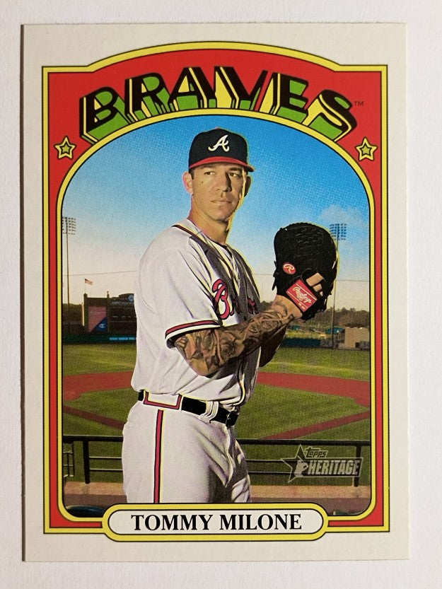 2021 Topps Heritage #116 Tommy Milone