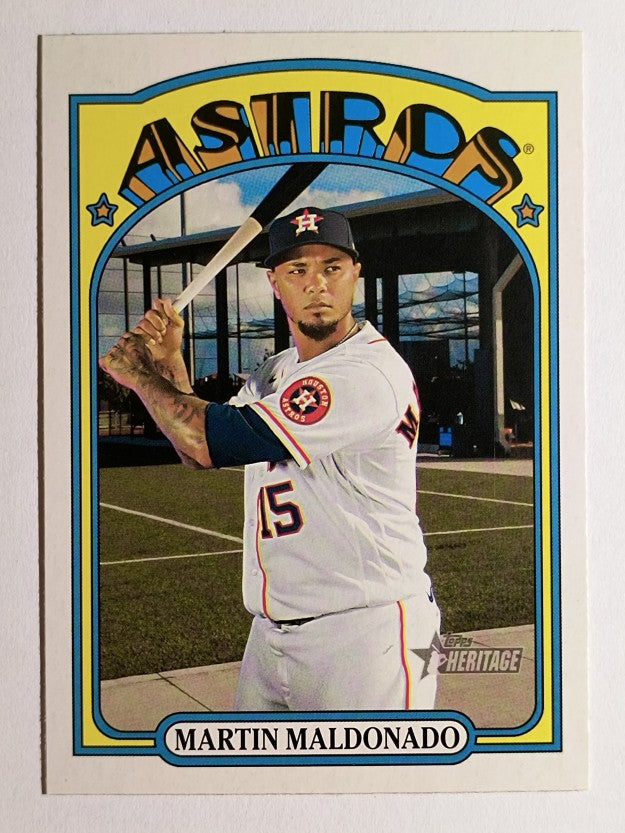 2021 Topps Heritage #117 Martin Maldonado