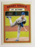2021 Topps Heritage #130 Brady Singer IA