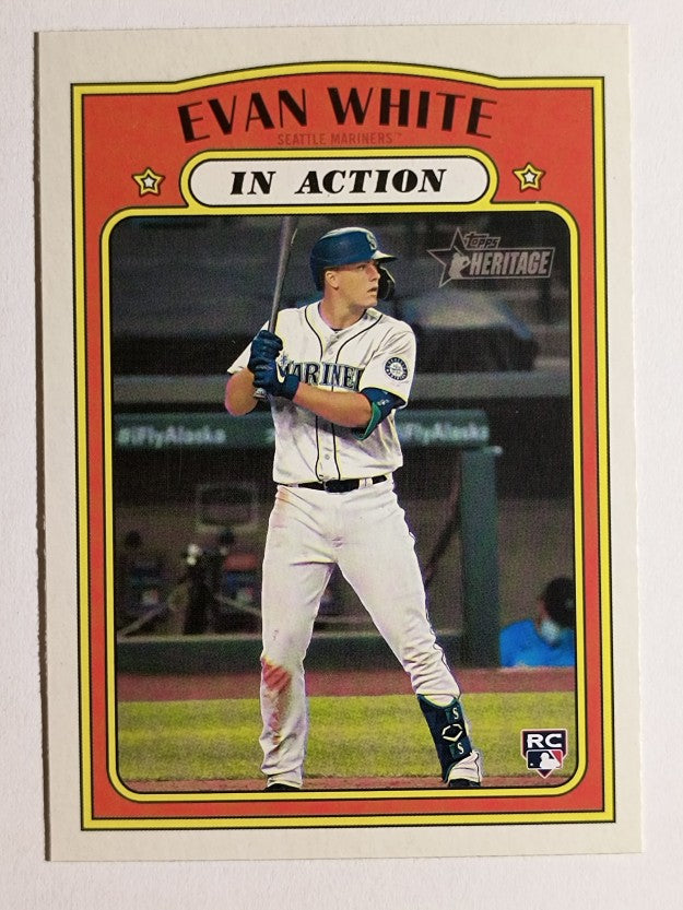 2021 Topps Heritage #134 Evan White IA