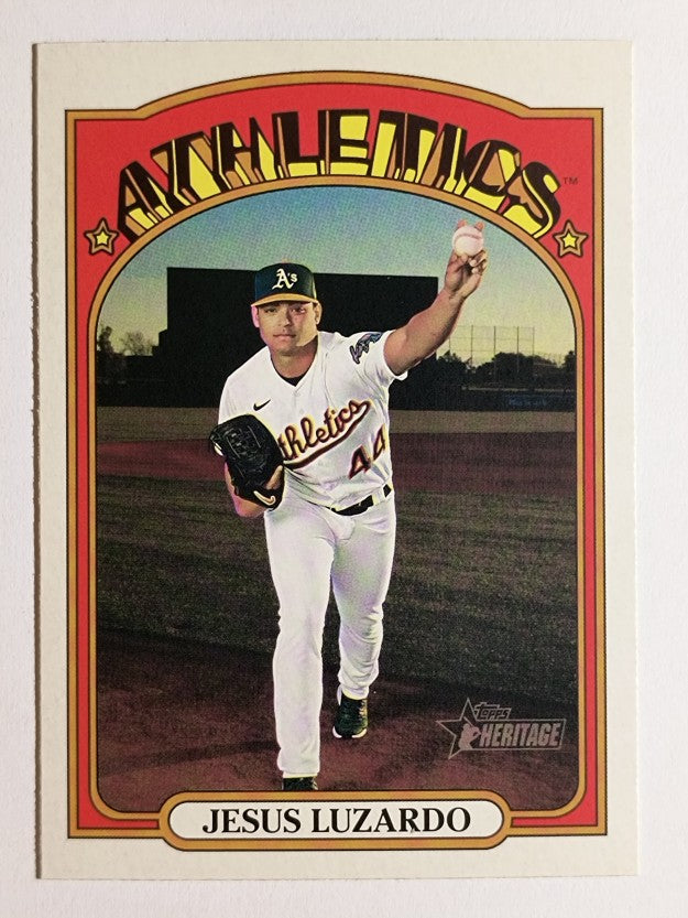 2021 Topps Heritage #160 Jesus Luzardo