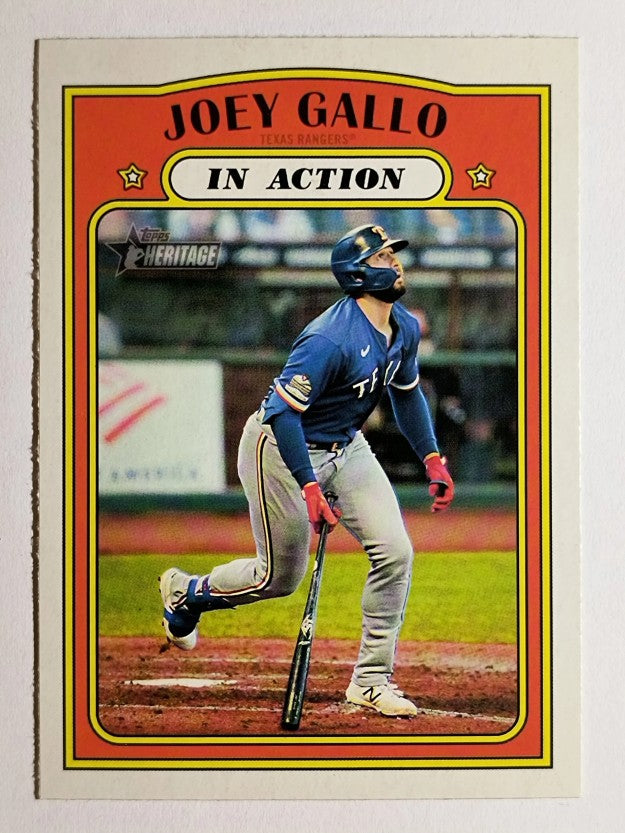 2021 Topps Heritage #180 Joey Gallo IA