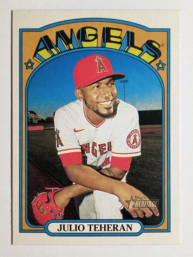 2021 Topps Heritage #225 Julio Teheran