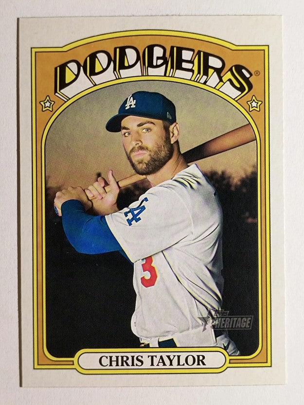 2021 Topps Heritage #229 Chris Taylor