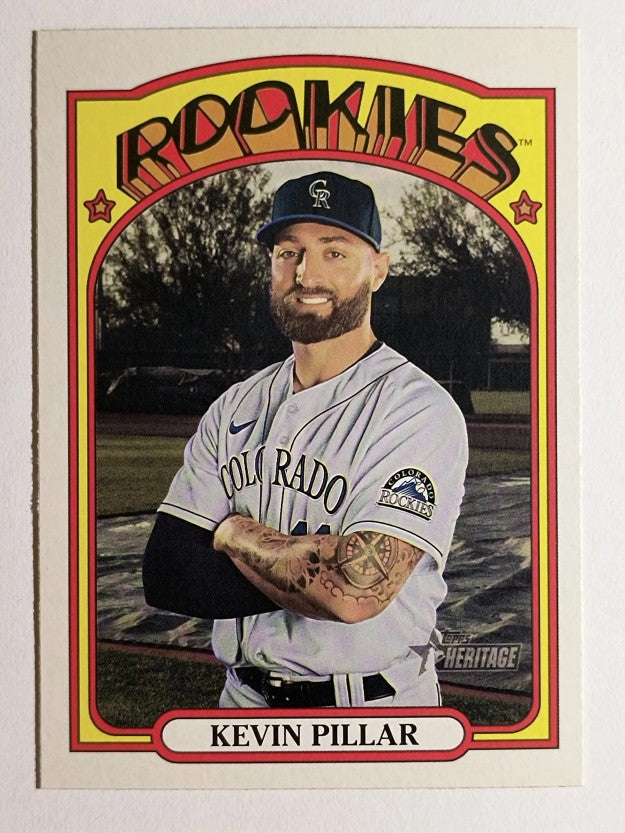 2021 Topps Heritage #236 Kevin Pillar