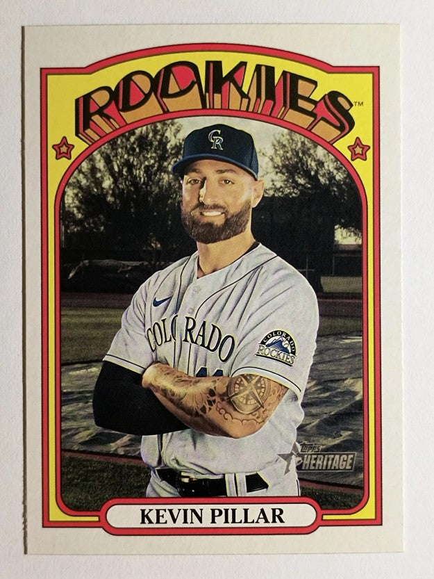 2021 Topps Heritage #236 Kevin Pillar