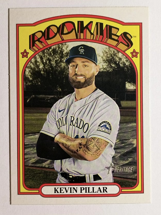 2021 Topps Heritage #236 Kevin Pillar