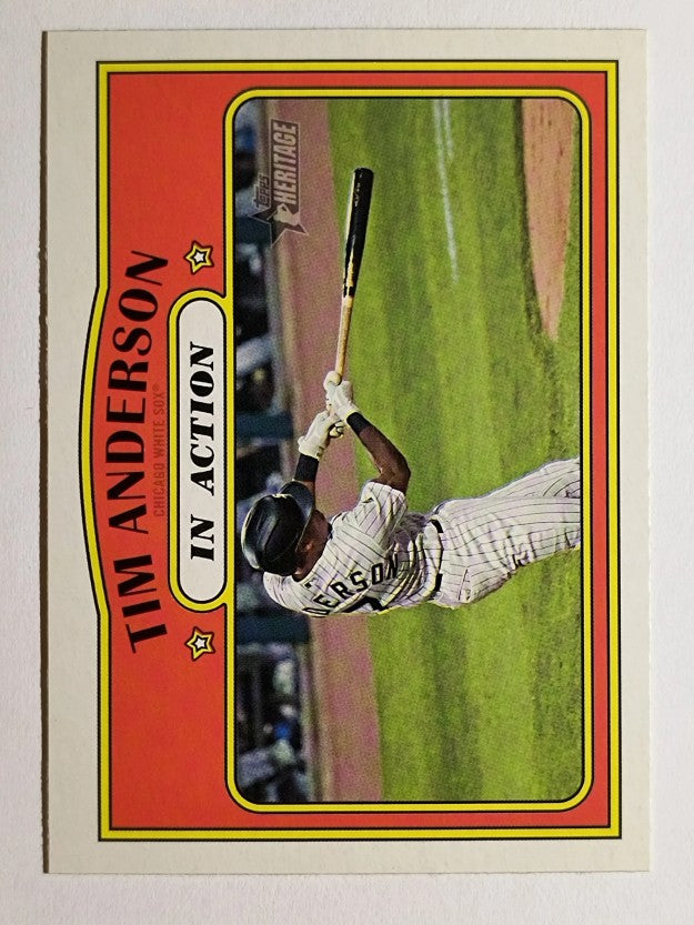 2021 Topps Heritage #244 Tim Anderson IA