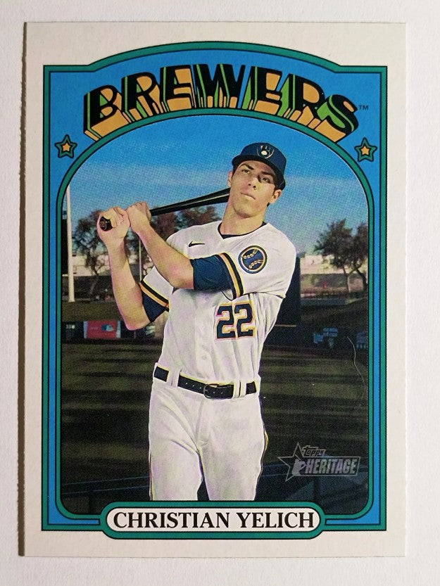2021 Topps Heritage #251 Christian Yelich