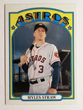 2021 Topps Heritage #272 Myles Straw