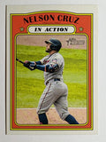 2021 Topps Heritage #308 Nelson Cruz IA