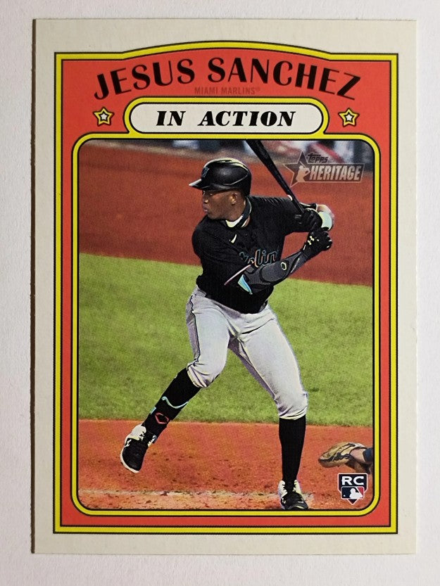 2021 Topps Heritage #312 Jesus Sanchez IA