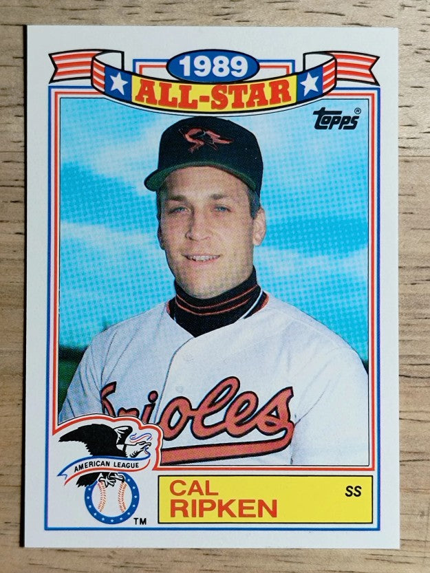 1990 Topps Glossy All-Stars #16 Cal Ripken