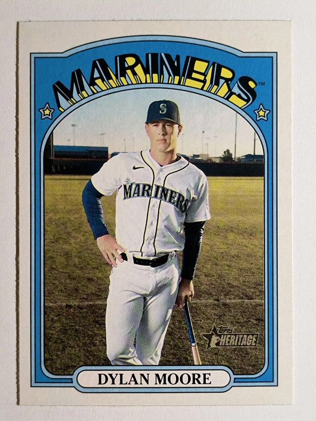 2021 Topps Heritage #320 Dylan Moore
