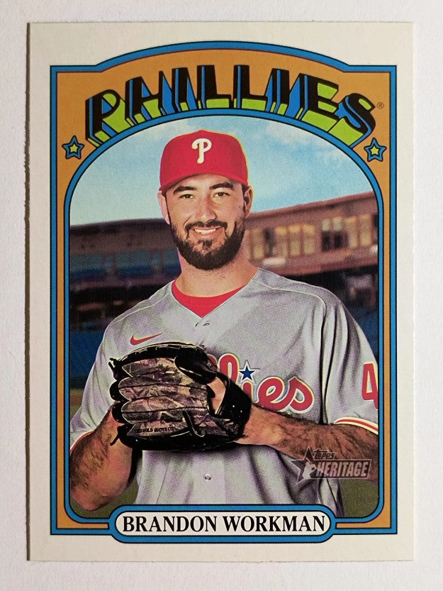 2021 Topps Heritage #337 Brandon Workman