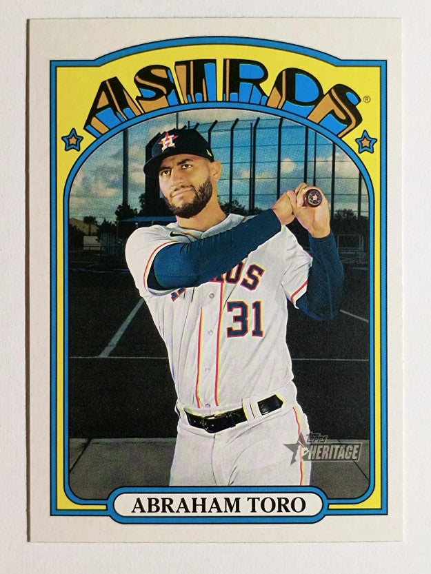 2021 Topps Heritage #349 Abraham Toro